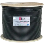 Orel ProCâble Ethernet Outdoor (Extérieur) SFTP Cat6 23AWG 100% Copper 500m Blindé Double Gaine Noir