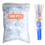 Orel Connecteurs RJ45-EZ UTP Cat6 Paquet de 100 Pcs