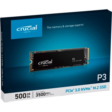 Crucial P3 PCIe M.2 2280 SSD 1To